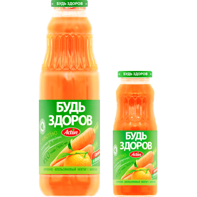 Нектар морковно-апельсиновый «Будь здоров» | Интернет-магазин Gostpp
