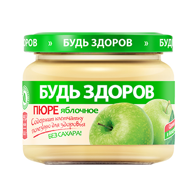Пюре яблочное «Будь здоров» | Интернет-магазин Gostpp