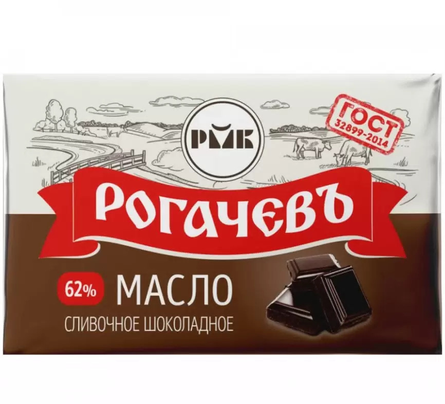 Масло сливочное шоколадное Рогачевъ | Интернет-магазин Gostpp