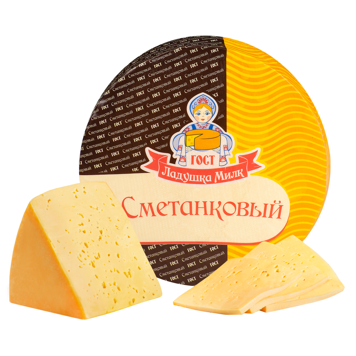 Продукт сычужный Сметанковый "Ладушка милк" 7-8 кг | Интернет-магазин Gostpp