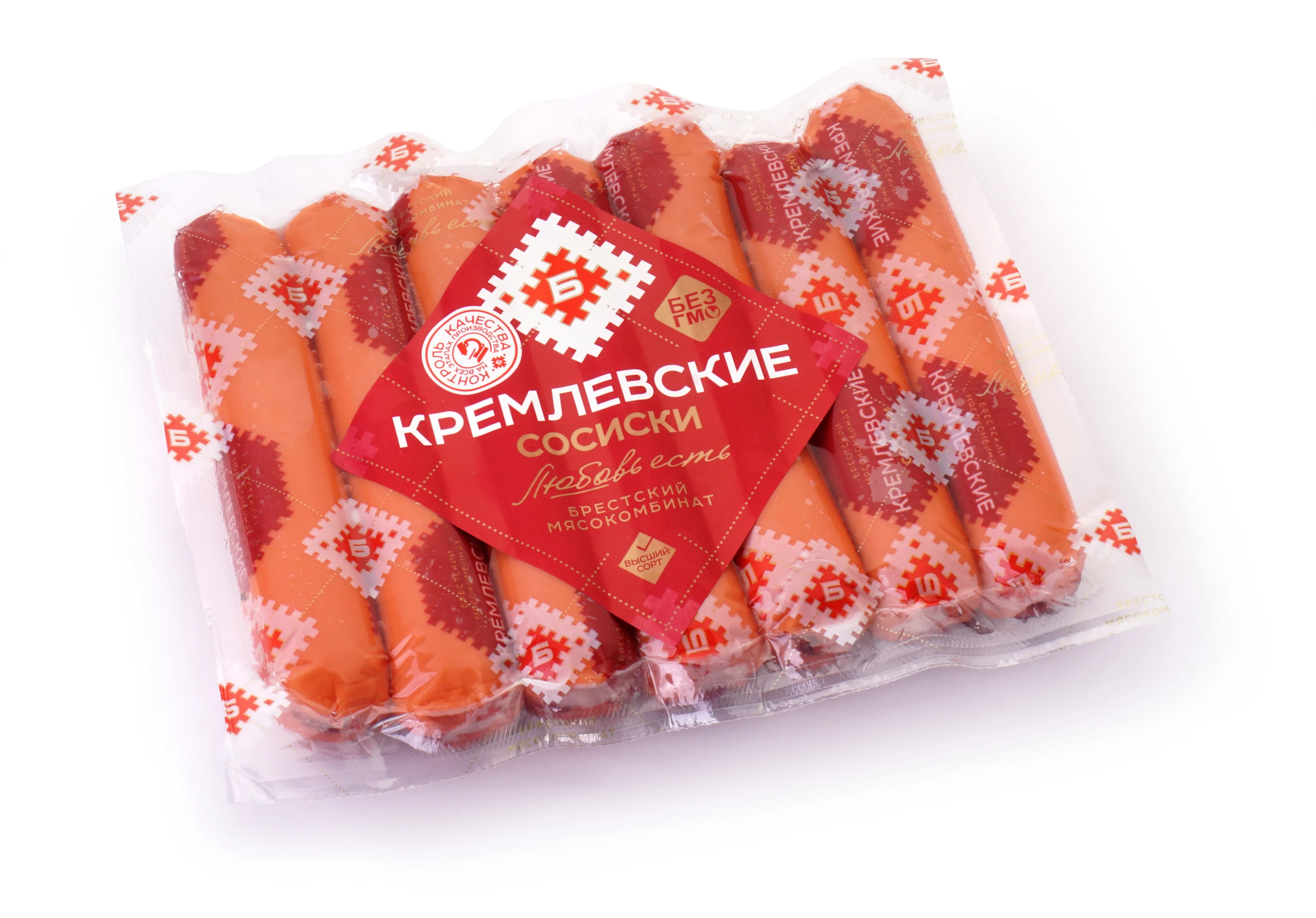 Сосиски "Кремлевские" в вакуумной упаковке | Интернет-магазин Gostpp